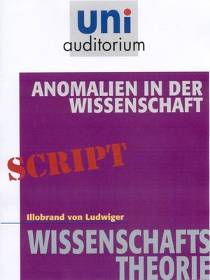 cover image of Anomalien in der Wissenschaft